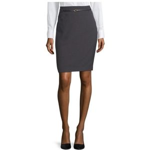 Liz Clairborne Belted Pencil Skirt (Sz: 6)